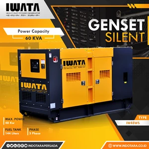 Genset Silent Diesel 60 Kva IWATA - IW48WS