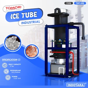 Mesin Es Tube / Kristal Ice Tube Machine Industrial 5 Ton Tomori TMT-50K