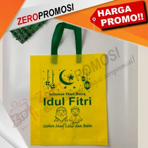 Eco Bag tas Spunbond Edisi Idul Fitri Ramah Lingkungan dan Ready Stock