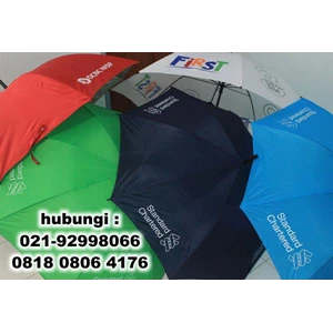 Umbrella With Logo Screen Printing Cheap In Tangerang