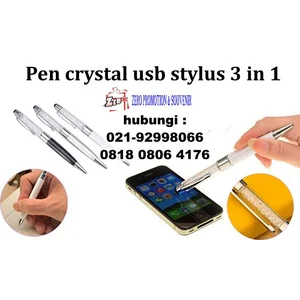 Pen Crystal Usb Stylus Untuk Barang Promosi