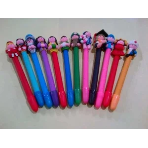 Souvenir Pulpen Boneka unik dan lucu tangerang