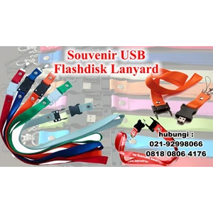 Souvenir Usb Flashdisk Lanyard  Barang Promosi