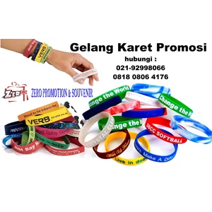 Production Of Rubber Bracelet Promotion 