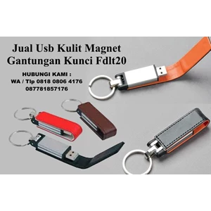 Usb Flash Disk Kulit Magnet Gantungan Kunci Fdlt20 