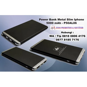 Banks Power Metal Souvenir Slim Iphone 5000 Mah P50al06