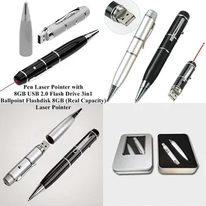  Usb Flash Disk Promosi Flashdisk Pulpen Laser Pointer  