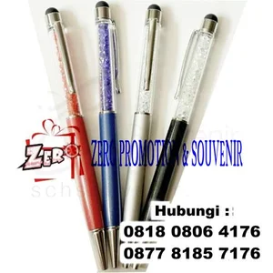  Barang Promosi Perusahaan Stylus Pen Kristal Untuk Souvenir 