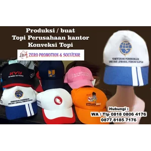 Jasa Pembuatan Topi Promosi Souvenir Topi Custom 