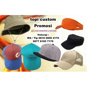 Jasa Pembuatan Topi Promosi Souvenir Topi Custom 