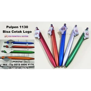 Souvenir Pulpen Plastik 1130 Bisa Cetak Logo 