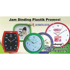 Produksi Jam Promosi Jam Dinding Plastik Promosi 