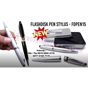 Barang Promosi Perusahaan Stylus Pen Multifungsi Flashdisk Fdpen15