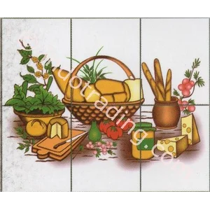 Panel Gambar Keju Ukuran 60X50cm