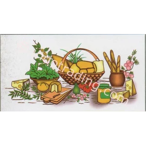 Panel Gambar Keju Ukuran 75X40cm