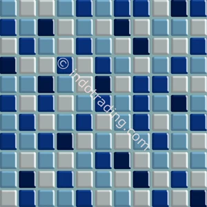 Ceramic Mosaic Glass Size 30 X 30 Blue