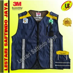 ROMPI KERJA PROYEK/ROMPI SAFETY PUPR TERBARU NAVY KUNING