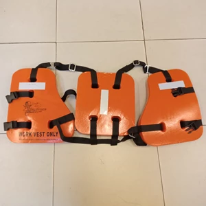 Pelampung / Work Vest / Life Jacket Pelampung Sea Horse Orange