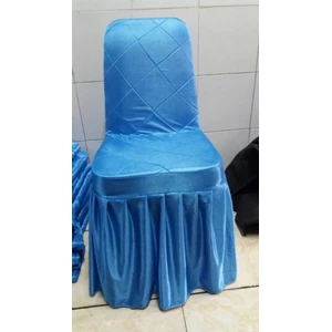 Sarung kursi Futura rempel warna biru