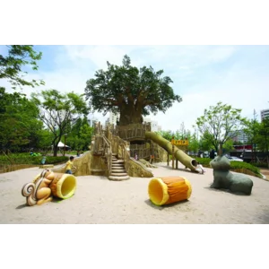 Theme Play System (Outdoor Kids Theme Summer Trees)