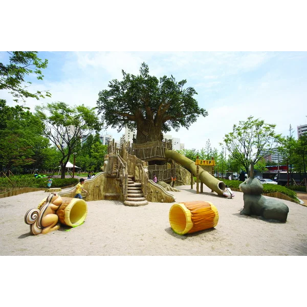 Theme Play System (Outdoor Kids Theme Summer Trees)
