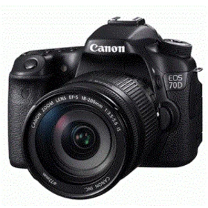 Canon Eos 70D Built-In Wifi Kit 18-200 IS
