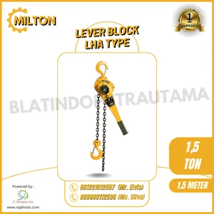 LEVER BLOCK MILTON KAPASITAS 1.5 T X 1.5 M