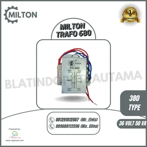 MILTON TRANSFORMER 680 TYPE 380-36V (50VA)