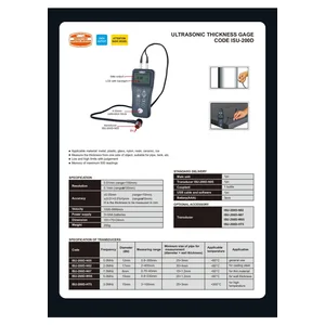 ULTRASONIC THICKNESS GAGE ISU200D