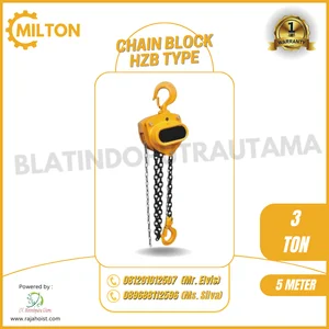 CHAIN BLOCK MILTON 3 TON X 5 METER 