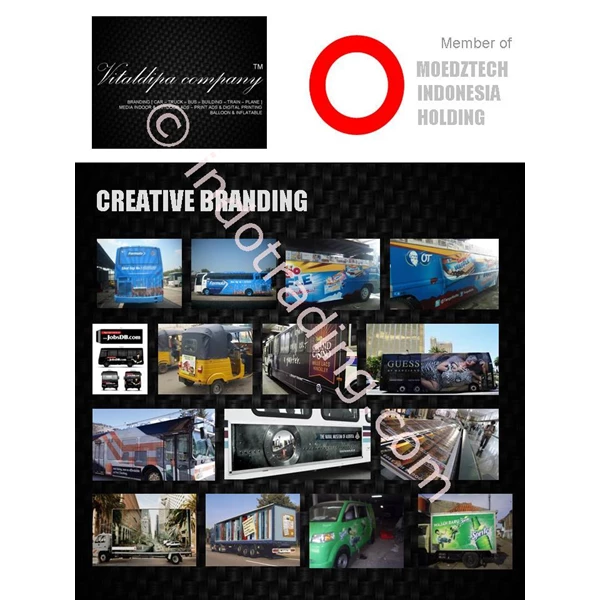 Branding Dan Transit Ads (Mobil, Truck,Bis,Gedung,Ruko, Kapal, Kereta, Pesawat, Motor, Dll) By Vitaldipa  Company All Media Promotions