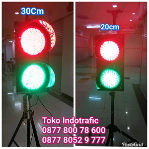 Lampu LED Traffic Light 2 Aspek RG