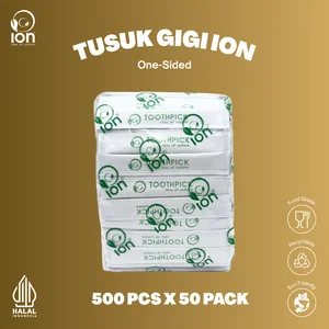 Tusuk Gigi Kayu Steril Bungkus Kertas ION / Tusuk Gigi Sterill