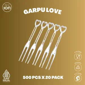 Garpu Kue Plastik Bening / Garpu plastik / Garpu Bening / Garpu kue/ sendok dan garpu