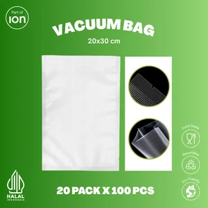 Plastik Vacum Bag EMBOSS 20x30cm / plastik vakum / plastik vacum makanan / Plastik bag / packaging makanan / plastik kemasan