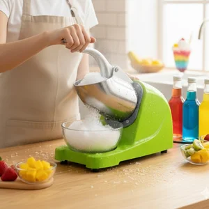 Mesin Es Balok Ice Crusher 2 Mata Pisau Mesin Penghancur ES /Mesin ES Serut XK-300