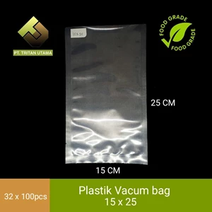 produk  Plastik rumah tangga .vakum makanan 15x25 / vaccum sealer / vacuum murah