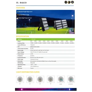 Lampu LED Lampu sorot LED FL - BALCO  100W - 1000W 