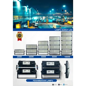Lampu Sorot LED   FLOOD LIGHT  LED Driver Philips xitanium 200 - 2000Watt.White