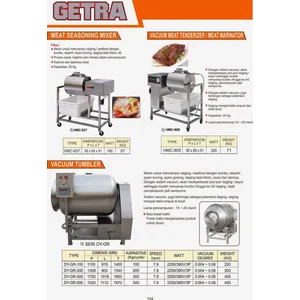 Meat Seasoning Mixer & Vacum Tenderizer & Vacum Tumbler 