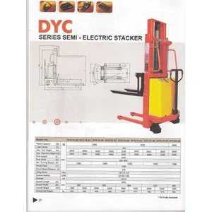 Stacker Semi Electric Dyc  Opk  10 16