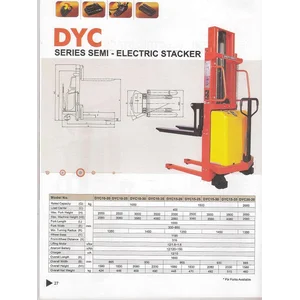 Stacker Semi Electric Dyc  Opk  10 16