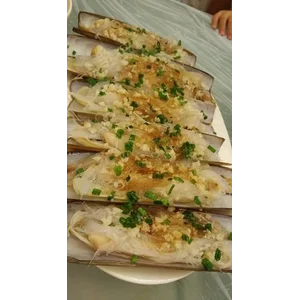 Seafood Food Steamed Razor Clam