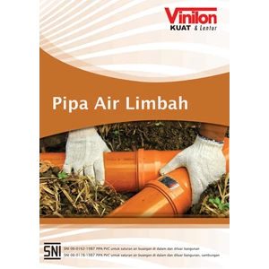 Pipa Air Limbah PVC Merk Vinilon ND. 90 mm Uk. 3