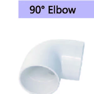 90º Elbow PVC Conduit Merk Lesso