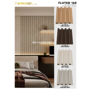 WPC Wall Panel Akira Rustic Wood Fluted 165