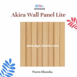 WPC WALL PANEL AKIRA AL 16.5 cm WARM RHUMBA - Panel Dinding Motif Kayu Elegan