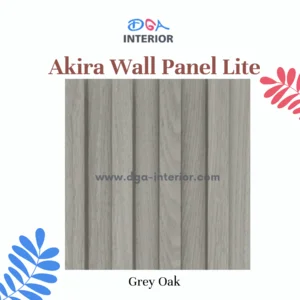 WPC WALL PANEL AKIRA AL 16.5cm GREY OAK - Panel Dinding Motif Kayu