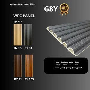 Panel Dinding WPC Tipe BY - Koleksi Terlaris dengan Desain Minimalis & Ketebalan 10mm