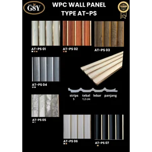 Panel Dinding Wood Plastic Composite Tipe AT-PS